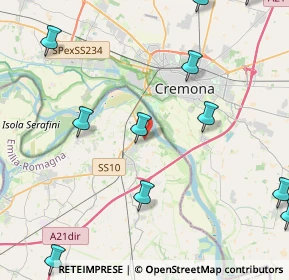 Mappa Via Bondiocca, 29010 Castelvetro Piacentino PC, Italia (5.87182)