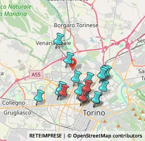 Mappa Via Masaccio, 10151 Torino TO, Italia (3.399)