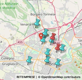 Mappa Via Masaccio, 10151 Torino TO, Italia (3.0625)