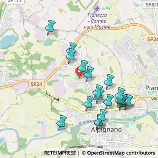 Mappa Via Valdellatorre, 10091 Alpignano TO, Italia (1.076)