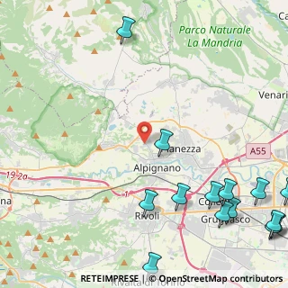 Mappa Via Valdellatorre, 10091 Alpignano TO, Italia (6.80357)