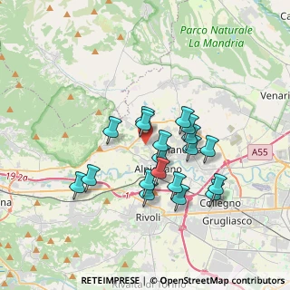 Mappa Via Valdellatorre, 10091 Alpignano TO, Italia (3.03632)