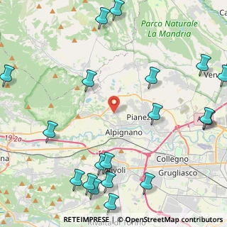 Mappa Via Valdellatorre, 10091 Alpignano TO, Italia (6.282)