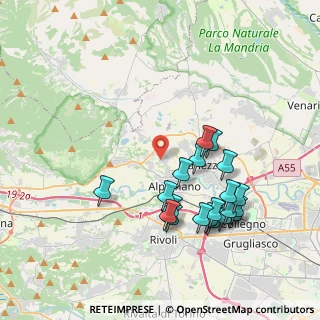 Mappa Via Valdellatorre, 10091 Alpignano TO, Italia (3.953)