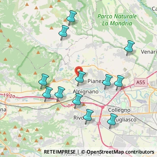 Mappa Via Valdellatorre, 10091 Alpignano TO, Italia (4.3425)