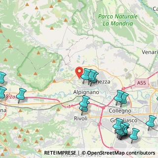 Mappa Via Valdellatorre, 10091 Alpignano TO, Italia (6.4835)