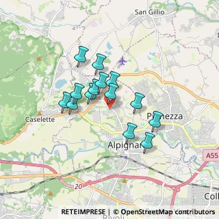 Mappa Via Valdellatorre, 10091 Alpignano TO, Italia (1.30571)