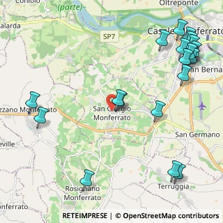 Mappa Via Gozani di S. Giorgio, 15020 San Giorgio Monferrato AL, Italia (2.9815)