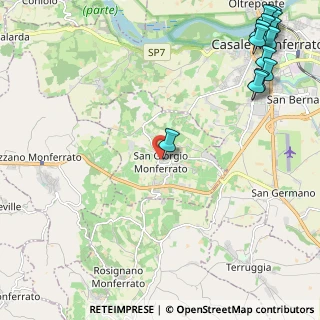 Mappa Via Gozani di S. Giorgio, 15020 San Giorgio Monferrato AL, Italia (3.51615)