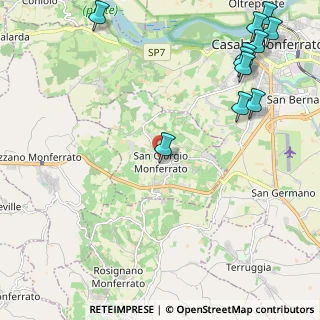 Mappa Via Gozani di S. Giorgio, 15020 San Giorgio Monferrato AL, Italia (3.11636)