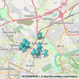 Mappa Via Colonna Vittoria, 10155 Torino TO, Italia (1.76923)