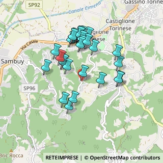 Mappa Strada S. Martino, 10090 Castiglione torinese TO, Italia (0.83103)