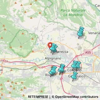Mappa Via S. Maurizio, 10091 Alpignano TO, Italia (4.40455)