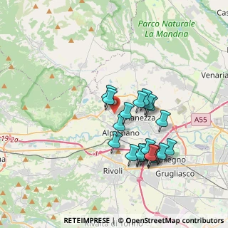 Mappa Via S. Maurizio, 10091 Alpignano TO, Italia (3.3085)