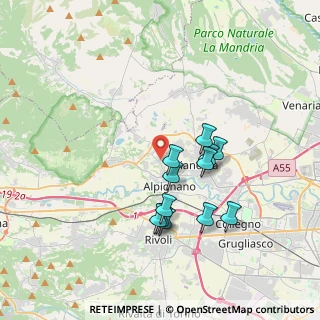 Mappa Via S. Maurizio, 10091 Alpignano TO, Italia (3.20417)
