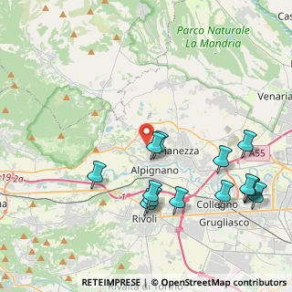 Mappa Via S. Maurizio, 10091 Alpignano TO, Italia (4.71929)