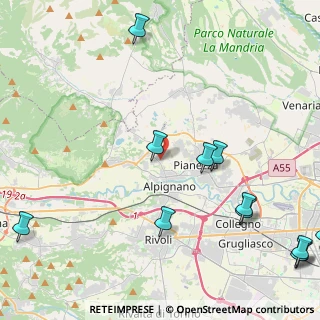 Mappa Via S. Maurizio, 10091 Alpignano TO, Italia (6.2125)