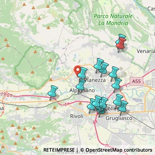 Mappa Via S. Maurizio, 10091 Alpignano TO, Italia (4.06813)