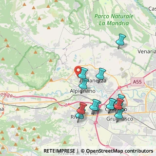 Mappa Via S. Maurizio, 10091 Alpignano TO, Italia (4.36846)