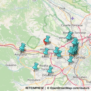 Mappa Via S. Maurizio, 10091 Alpignano TO, Italia (9.2325)
