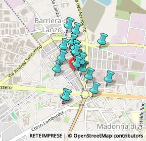 Mappa Via Montello, 10148 Torino TO, Italia (0.2805)