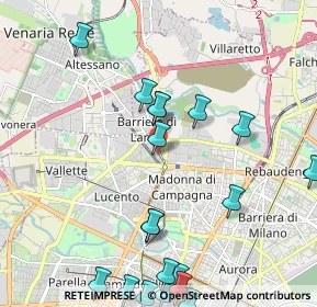 Mappa Via Montello, 10148 Torino TO, Italia (2.715)