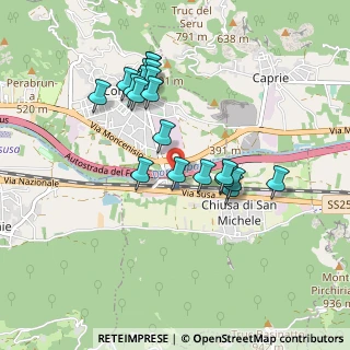 Mappa Autostrada del Frejus, 10050 Chiusa di San Michele TO, Italia (0.8495)