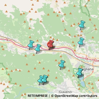 Mappa Autostrada del Frejus, 10050 Chiusa di San Michele TO, Italia (4.58417)
