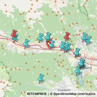 Mappa Autostrada del Frejus, 10050 Chiusa di San Michele TO, Italia (4.498)