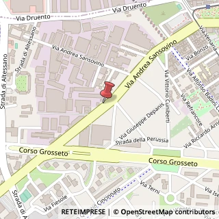 Mappa Via A. Sansovino, 217, 10151 Torino, Torino (Piemonte)