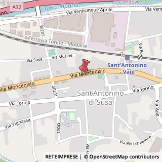 Mappa Via Moncenisio, 92, 10050 Sant'Antonino di Susa, Torino (Piemonte)