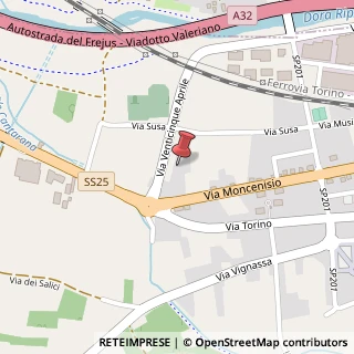 Mappa Via Moncenisio, 27, 10050 Sant'Antonino di Susa, Torino (Piemonte)