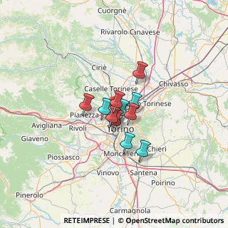 Mappa Via Alfonso Badini Confalonieri, 10151 Torino TO, Italia (6.76667)
