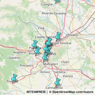 Mappa Via Alfonso Badini Confalonieri, 10151 Torino TO, Italia (13.64909)