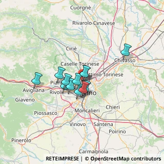 Mappa Via Alfonso Badini Confalonieri, 10151 Torino TO, Italia (8.43)