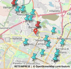 Mappa Via Alfonso Badini Confalonieri, 10151 Torino TO, Italia (2.512)