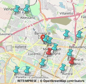 Mappa Via Alfonso Badini Confalonieri, 10151 Torino TO, Italia (2.44714)