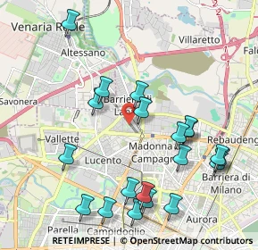 Mappa Via Alfonso Badini Confalonieri, 10151 Torino TO, Italia (2.263)
