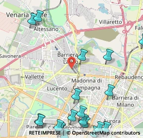 Mappa Via Alfonso Badini Confalonieri, 10151 Torino TO, Italia (3.263)