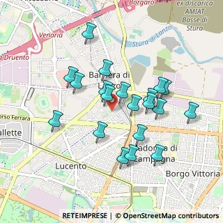 Mappa Via Refrancore, 10151 Torino TO, Italia (0.835)