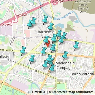 Mappa Via Refrancore, 10151 Torino TO, Italia (0.796)