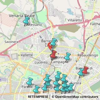 Mappa Via Refrancore, 10151 Torino TO, Italia (3.028)