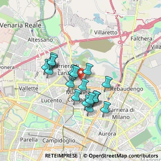 Mappa Via Pompeo Colajanni, 10143 Torino TO, Italia (1.40667)