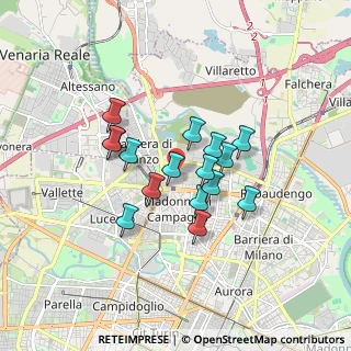 Mappa Via Pompeo Colajanni, 10143 Torino TO, Italia (1.30688)