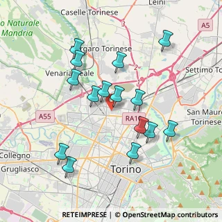 Mappa Via Pompeo Colajanni, 10143 Torino TO, Italia (3.64933)