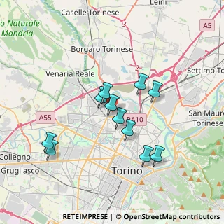 Mappa Via Pompeo Colajanni, 10143 Torino TO, Italia (3.12273)