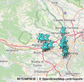 Mappa Via Cervino, 10044 Pianezza TO, Italia (5.97533)