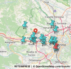 Mappa Via Cervino, 10044 Pianezza TO, Italia (7.03438)