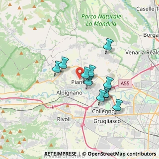 Mappa Via Cervino, 10044 Pianezza TO, Italia (2.80182)