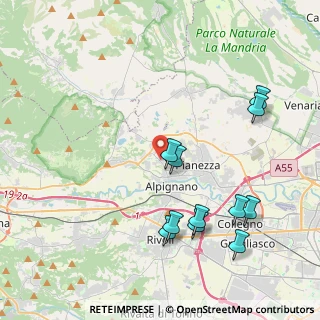 Mappa Via Piero Gobetti, 10091 Alpignano TO, Italia (4.44727)